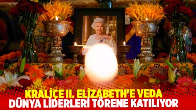 İngiltere Kraliçe II. Elizabeth’e veda ediyor