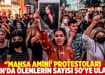 İran’da ‘Mahsa Amini’ protestoları sürüyor: Can kaybı 50’ye ulaştı