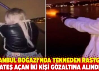 İstanbul Boğazı’nda tekneden rastgele ateş açan iki kişi gözaltına alındı