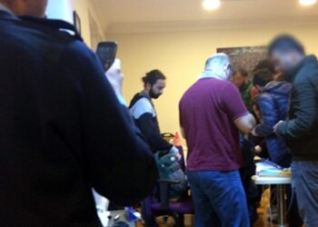 Polis Haber Merkezini bastı