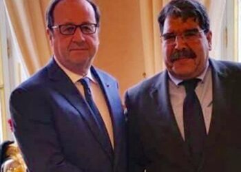 Salih Müslim Fransa Cumhurbaşkanı Hollande ile görüştü