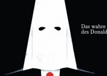 ​Der Spiegel’den, Ku Klux Klan maskeli Trump kapağı