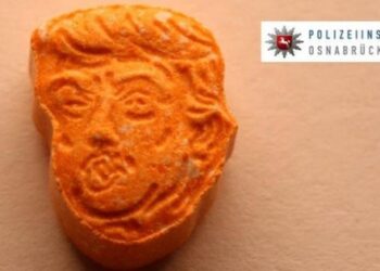 Uyuşturucu haplarda Trump suratı