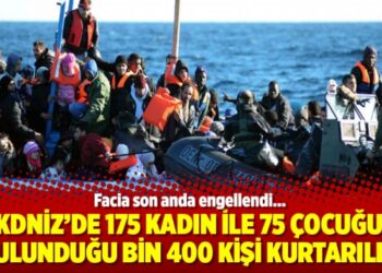 ​Akdeniz’de bin 400 mülteci kurtarıldı