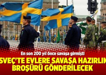 İsveç’te evlere savaşa hazırlık broşürü gönderilecek