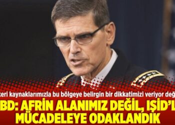 ABD: Afrin alanımız değil, IŞİD’le mücadeleye odaklandık