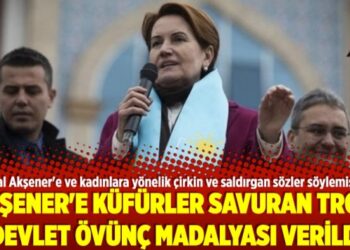 Akşener’e küfürler savuran trole devlet övünç madalyası verildi