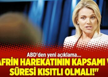 “Afrin harekatının kapsamı ve süresi kısıtlı olmalı!”