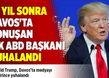 18 yıl sonra Davos’ta konuşan ilk ABD Başkanı yuhalandı