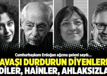 Savaşı durdurun diyenlere: Adiler, hainler, ahlaksızlar