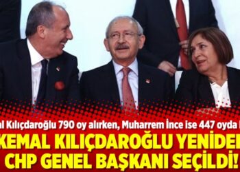 Kılıçdaroğlu yeniden CHP Genel Başkanı seçildi!