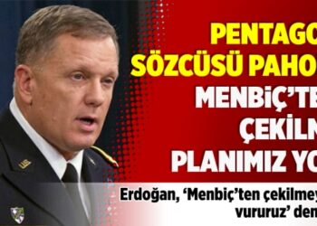 ​Pentagon Sözcüsü Pahon: Menbiç’ten çekilme planımız yok