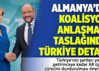 Almanya’da koalisyon anlaşması taslağından Türkiye detayı