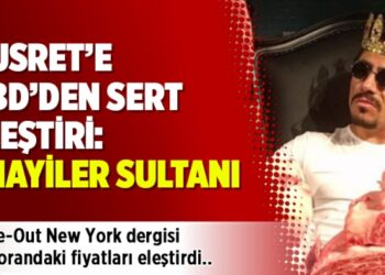 Nusret’e ABD’den sert eleştiri: Enayiler sultanı