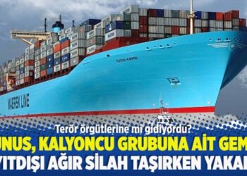 Tunus, Kalyoncu grubuna ait gemiyi kayıtdışı ağır silah taşırken yakaladı