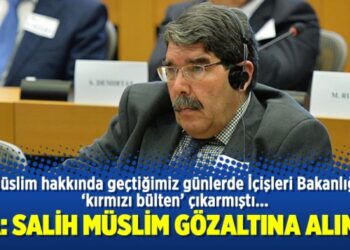 AA: Salih Müslim gözaltına alındı