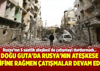 Doğu Guta’da Rusya’nın ateşkese teklifine rağmen çatışmalar devam ediyor