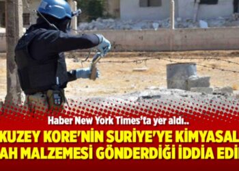 Kuzey Kore’nin Suriye’ye kimyasal silah malzemesi gönderdiği iddia edildi