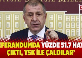 ‘Referandumda yüzde 51.7 Hayır çıktı, YSK ile çaldılar’