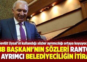 İBB Başkanı’nın sözleri rantçı ve ayrımcı belediyeciliğin itirafı