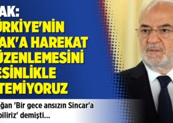 Irak: Türkiye’nin Irak’ta harekat düzenlemesini istemiyoruz
