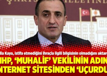 MHP, ‘muhalif’ vekilinin adını internet sitesinden ‘uçurdu’
