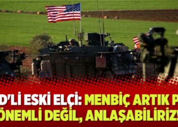 ABD’li eski elçi: Menbiç artık pek önemli değil, anlaşabiliriz!