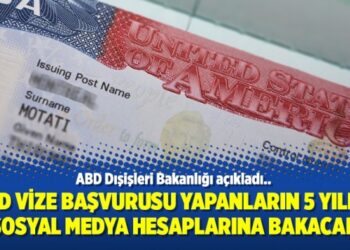 ABD vize başvurusu yapanların 5 yıllık sosyal medya hesaplarına bakacak