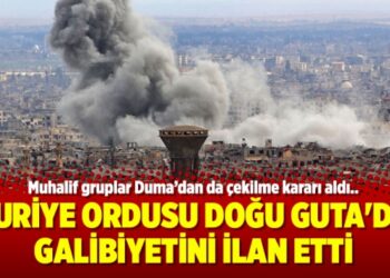 Suriye ordusu Doğu Guta’da galibiyetini ilan etti