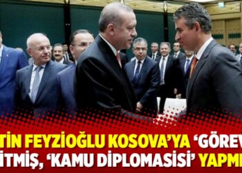 Metin Feyzioğlu Kosova’ya ‘görevli’ gitmiş, ‘kamu diplomasisi’ yapmış