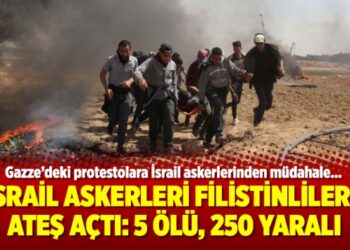 İsrail askerleri Filistinlilere ateş açtı: 5 ölü, 250 yaralı