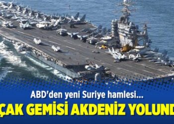 Uçak gemisi Akdeniz yolunda