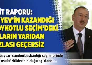 AGİT raporu: Aliyev’in kazandığı ‘boykotlu seçim’deki oyların yarıdan fazlası geçersiz