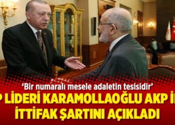 SP lideri Karamollaoğlu AKP ile ittifak şartını açıkladı