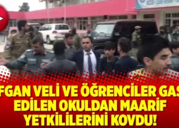 Afgan veli ve öğrenciler gasp edilen okuldan Maarif Yetkililerini kovdu!