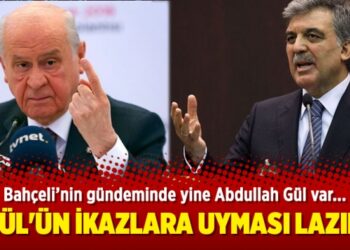 Bahçeli: Abdullah Gül’ün ikazlara uyması lazım