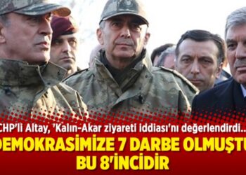 CHP’li Altay: Demokrasimize 7 darbe olmuştu, bu 8’incidir