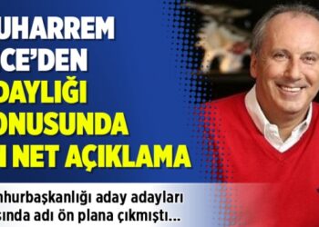 Muharrem İnce’den adaylığı konusunda en net açıklama