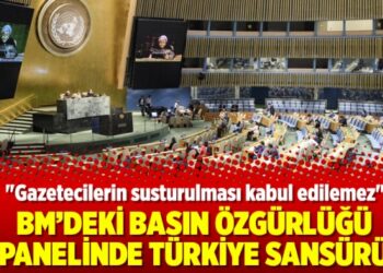 BM’deki Basın Özgürlüğü panelinde Türkiye sansürü