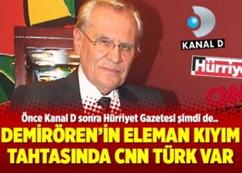 Demirören’in eleman kıyım tahtasında CNN Türk var