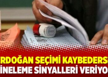 Erdoğan seçimi kaybederse yineleme sinyalleri veriyor