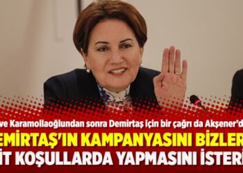 ‘Demirtaş’ın kampanyasını bizlerle eşit koşullarda yapmasını isterim’