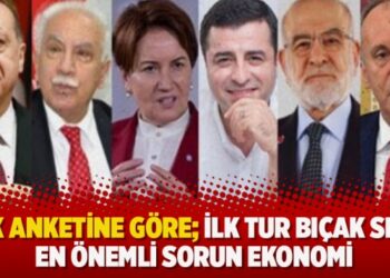 MAK anketine göre; İlk tur bıçak sırtı, en önemli sorun ekonomi