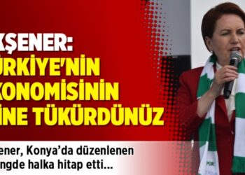 Meral Akşener: Türkiye’nin ekonomisinin içine tükürdünüz