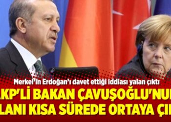 AKP’li Bakan Çavuşoğlu’nun yalanı kısa sürede ortaya çıktı