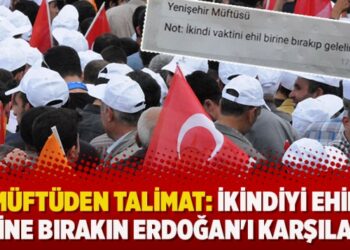 Müftüden imamlara talimat: İkindiyi ehil birine bırakın Erdoğan’ı karşılayın