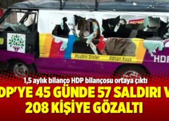 HDP’ye 45 günde 57 saldırı ve 208 kişiye gözaltı
