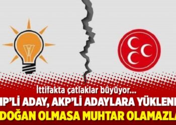 MHP’li aday, AKP’li adaylara yüklendi!