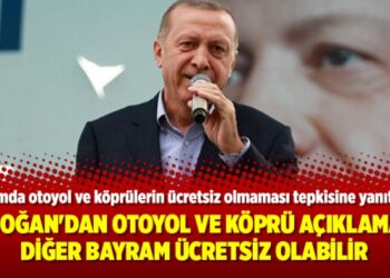 Erdoğan’dan otoyol ve köprü açıklaması: Bir dahaki bayrama ücretsiz olabilir