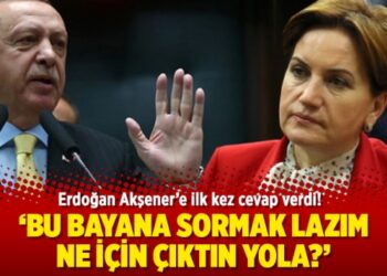 Erdoğan Akşener’e ilk kez cevap verdi!